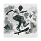 "Skateboarding Freedom Scape" - Canvas