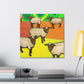 Sheep in Red Pastures - Canvas