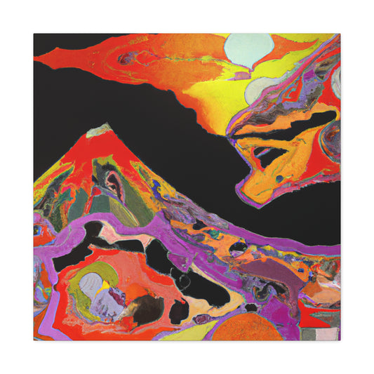 Volcano of Firestorm - Canvas