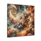 Gilded Harmonious Tapestry - Canvas