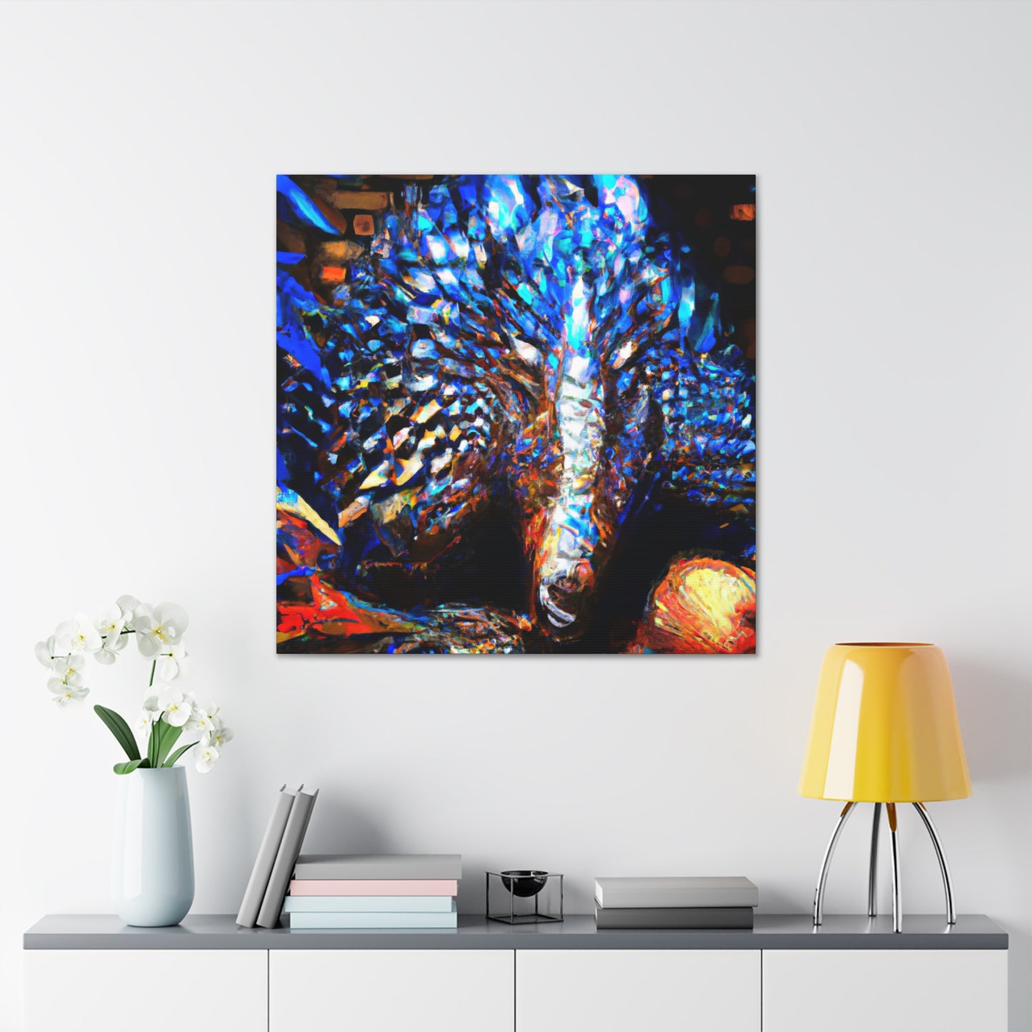 "Pangolin in Expressionism" - Canvas