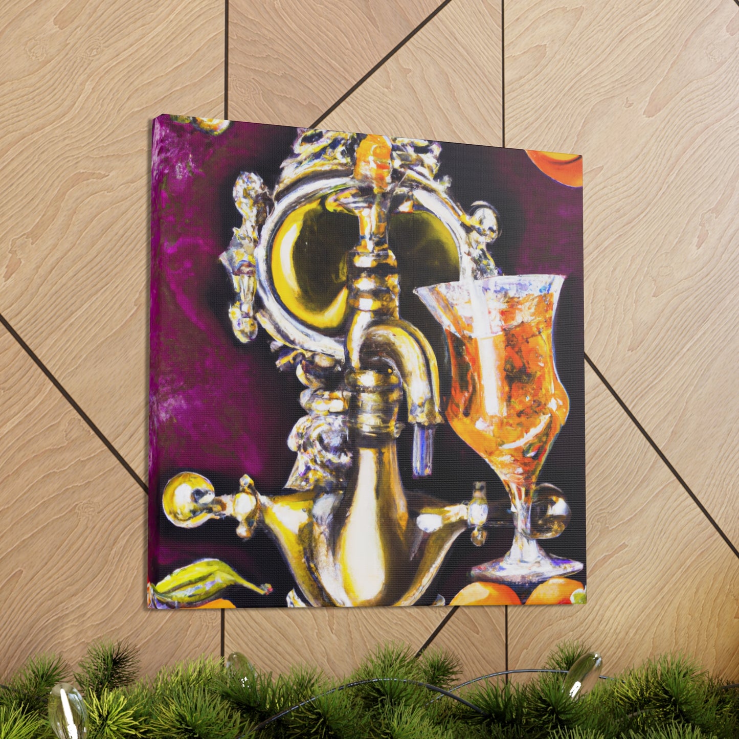 "Brewing Baroque Joy" - Canvas