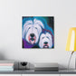 "Surreal Old English Sheepdog". - Canvas