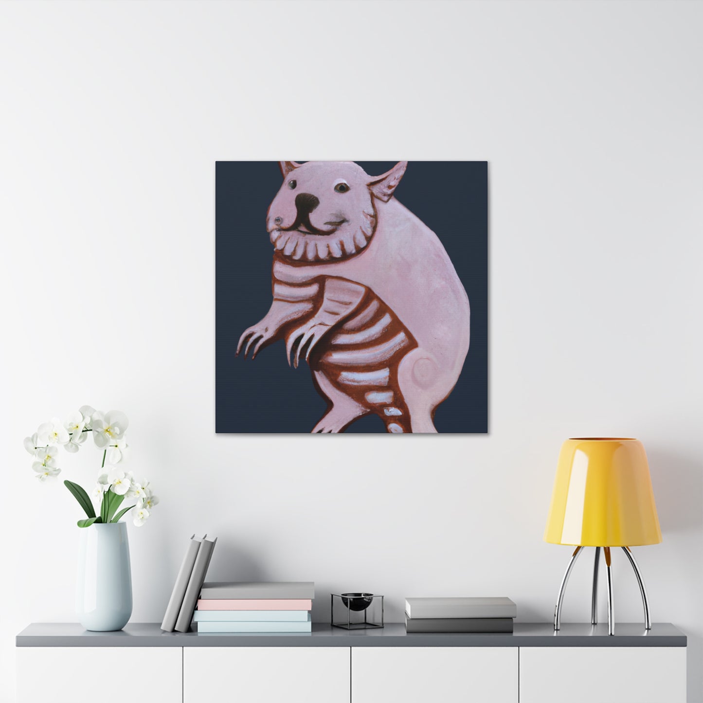 "Wombat's Winter Wonderland" - Canvas