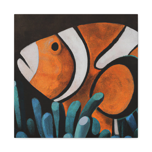 "Funny Clownfish Artwork." - Canvas