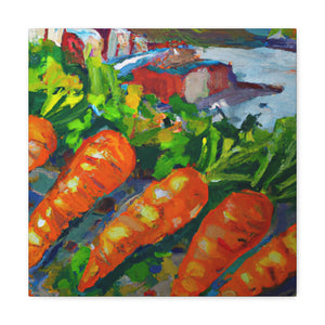 Carrots in Impressionism - Canvas