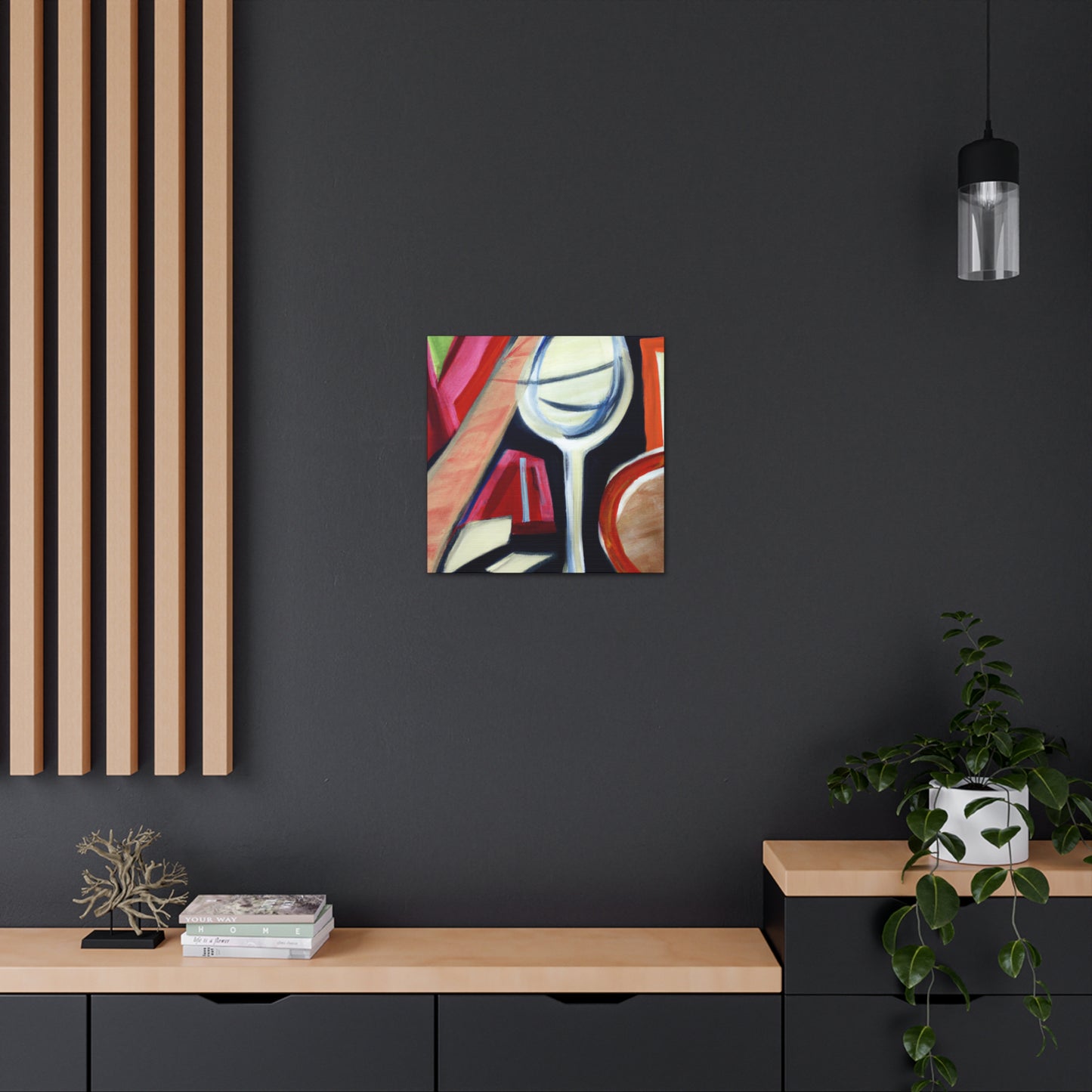 "Glow of the Wineglass" - Canvas