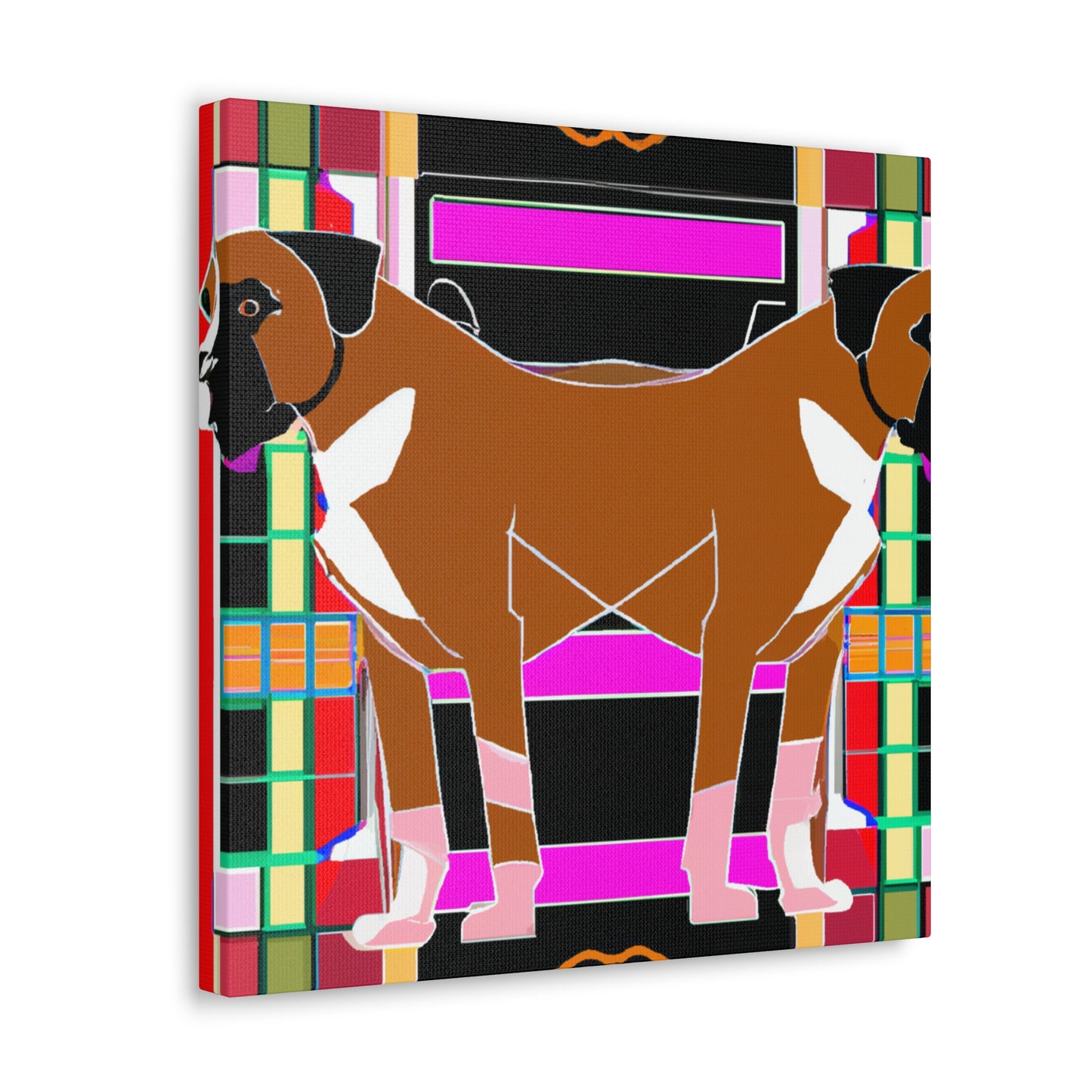 "Boxer's Champion Glow" - Canvas