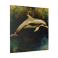 Dolphins at Playtime - Canvas