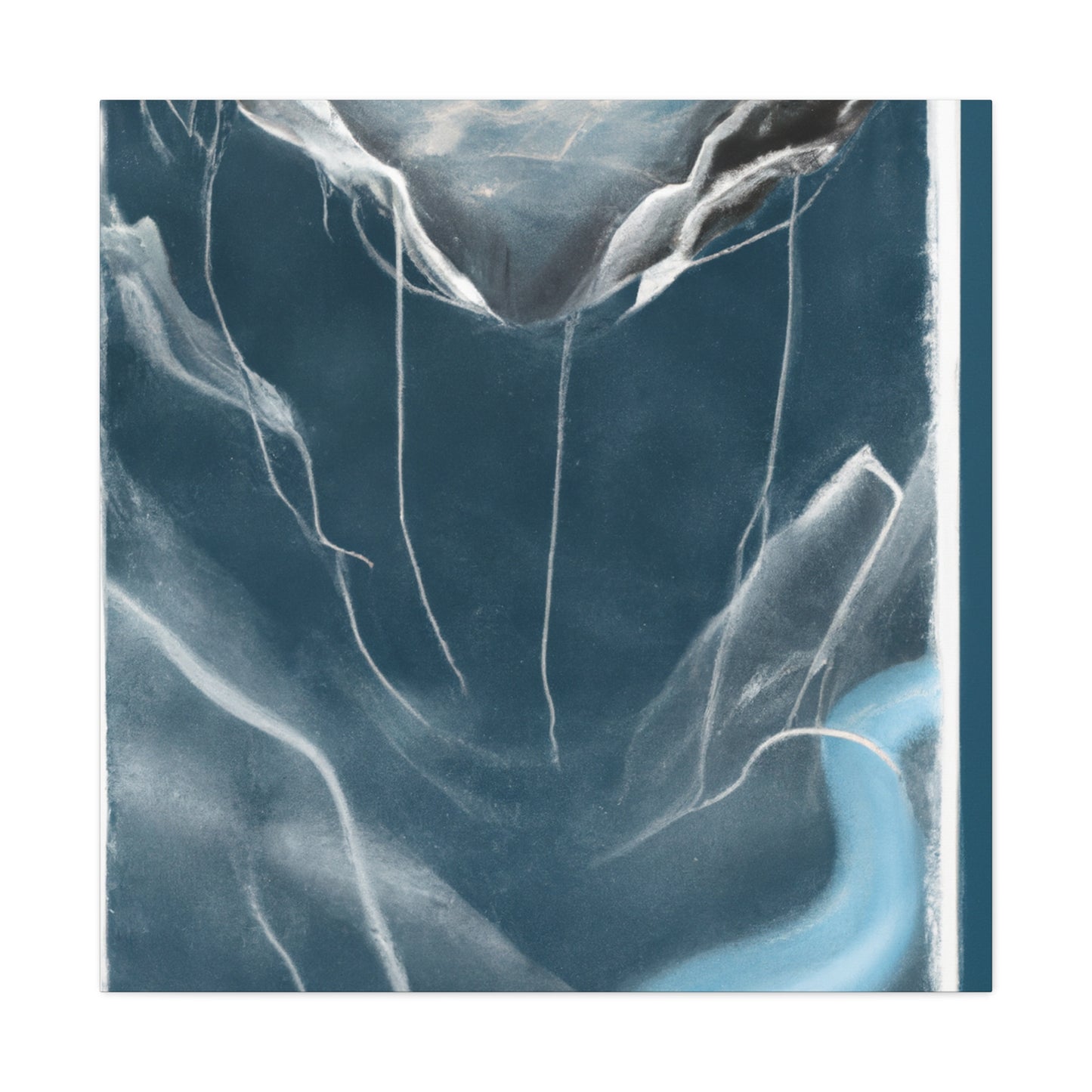 "Glacial Wonders Await" - Canvas