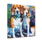 Beagle in the Meadow - Canvas