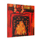 Fireside Post-Impressionism - Canvas