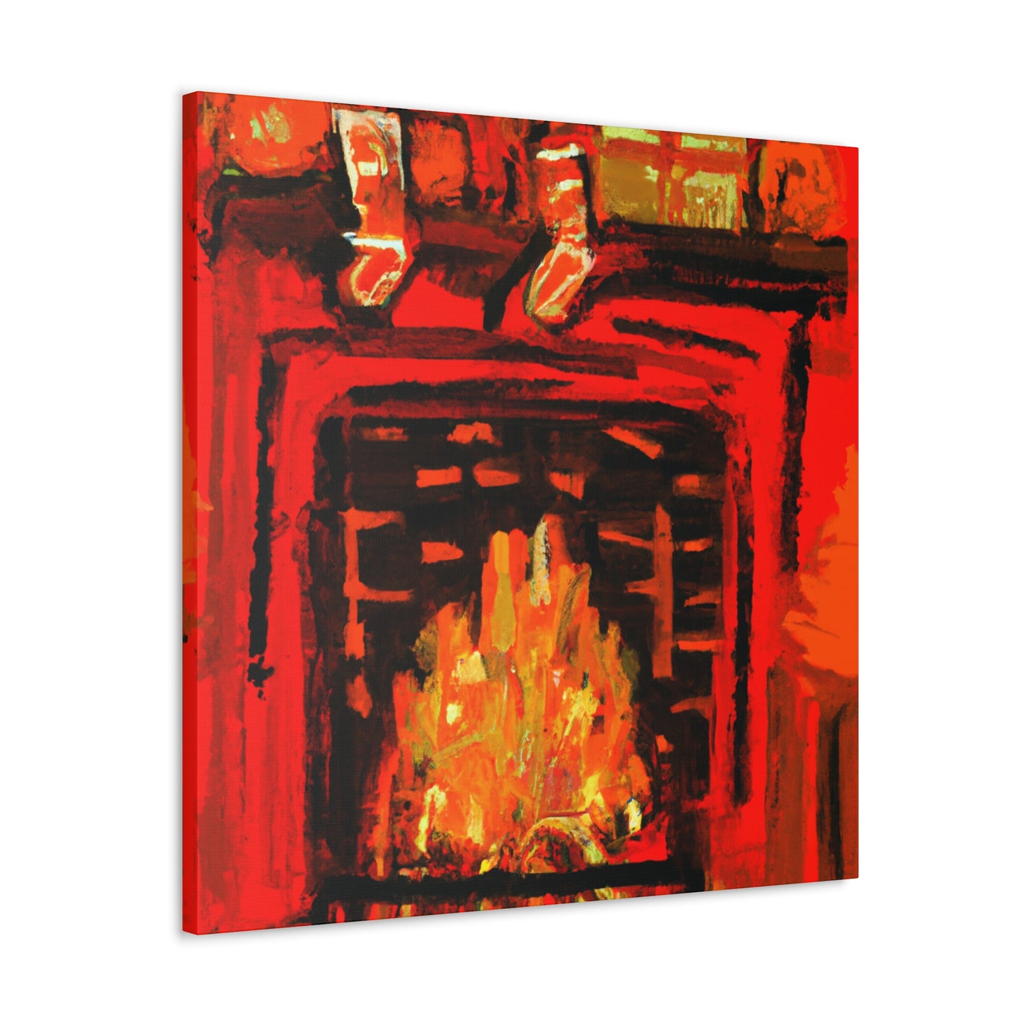 Fireside Post-Impressionism - Canvas