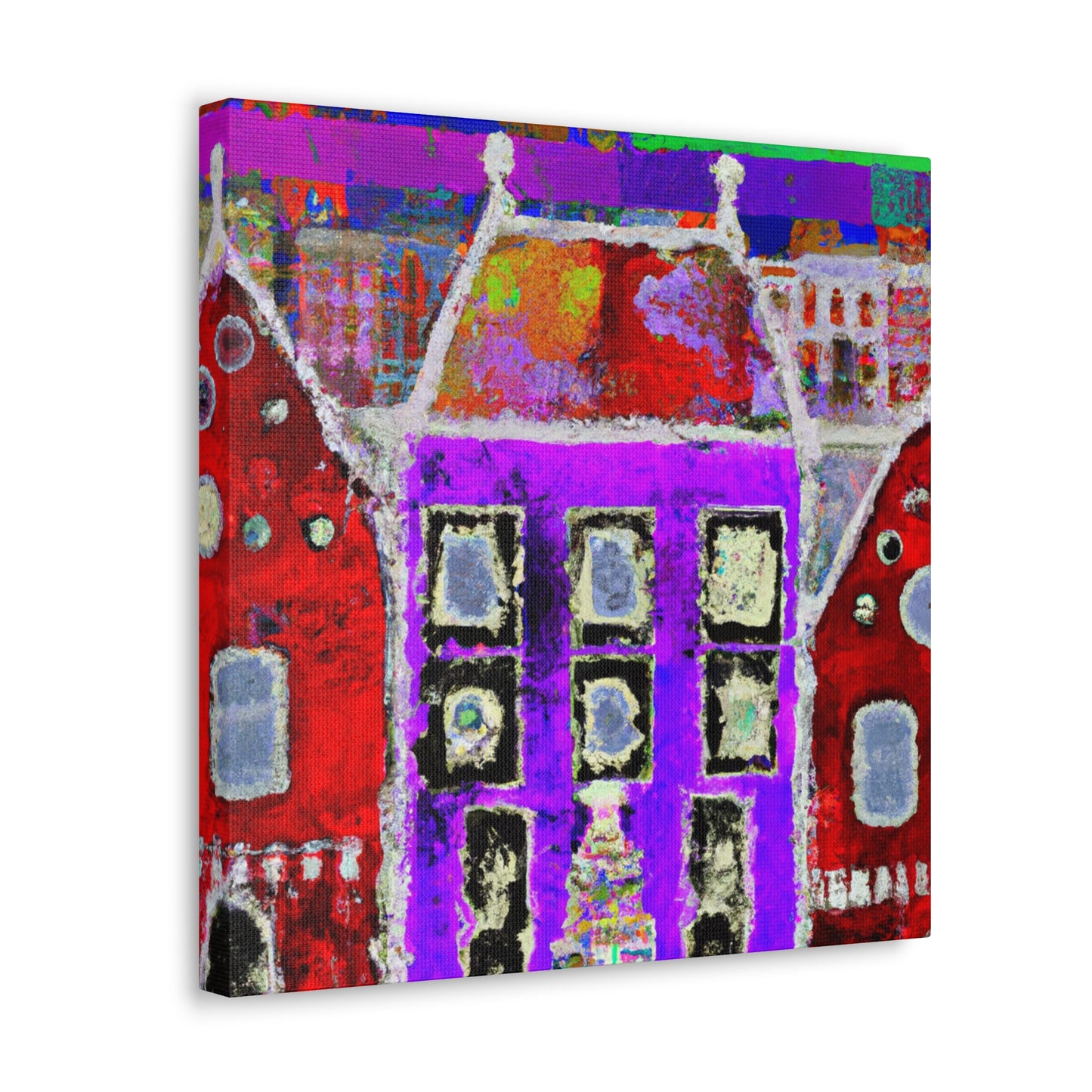 City Square Pop Mosaic - Canvas