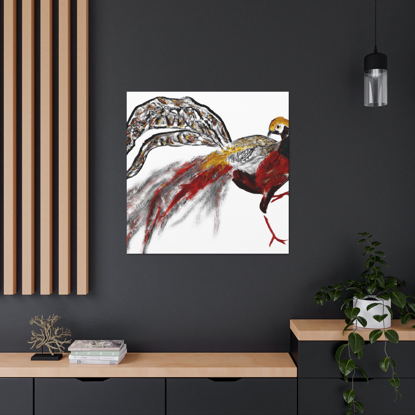 Golden Pheasant Glory - Canvas