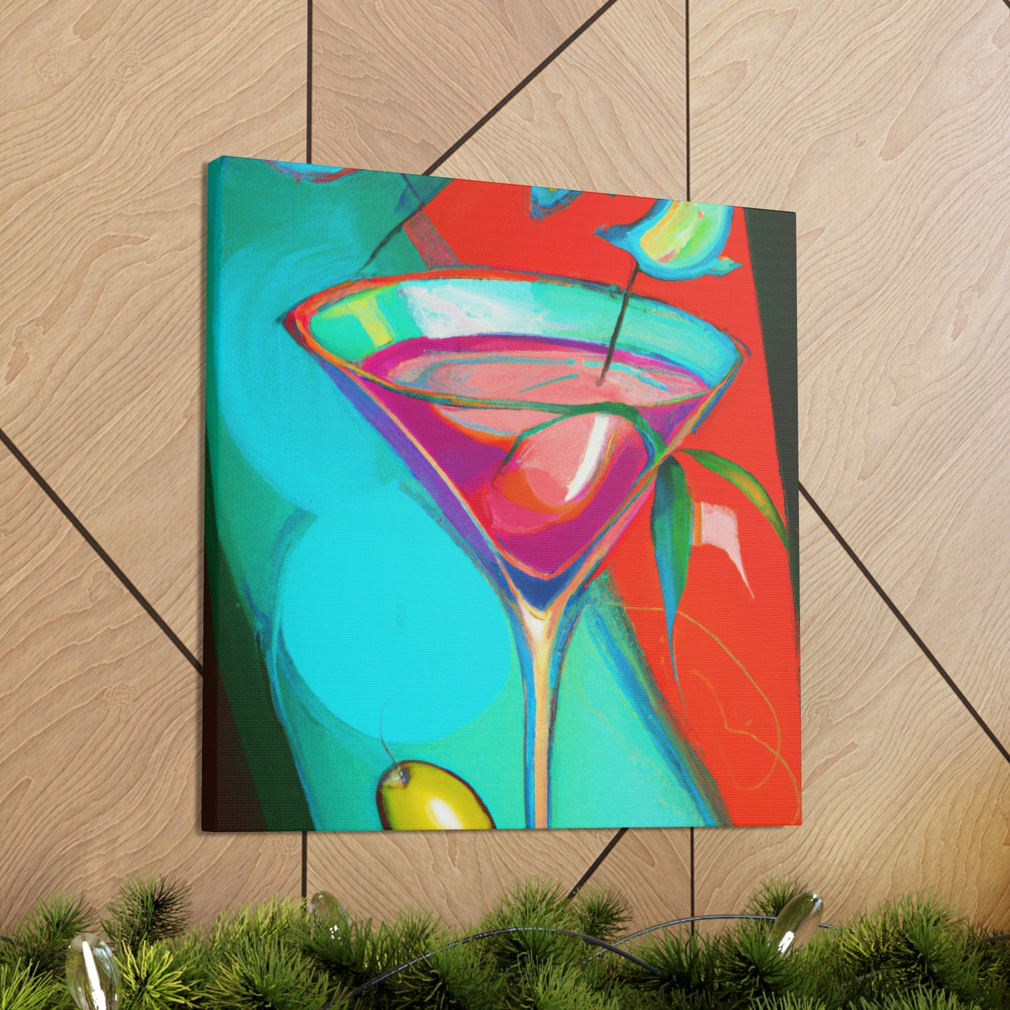 "Toasting the Martini Life" - Canvas