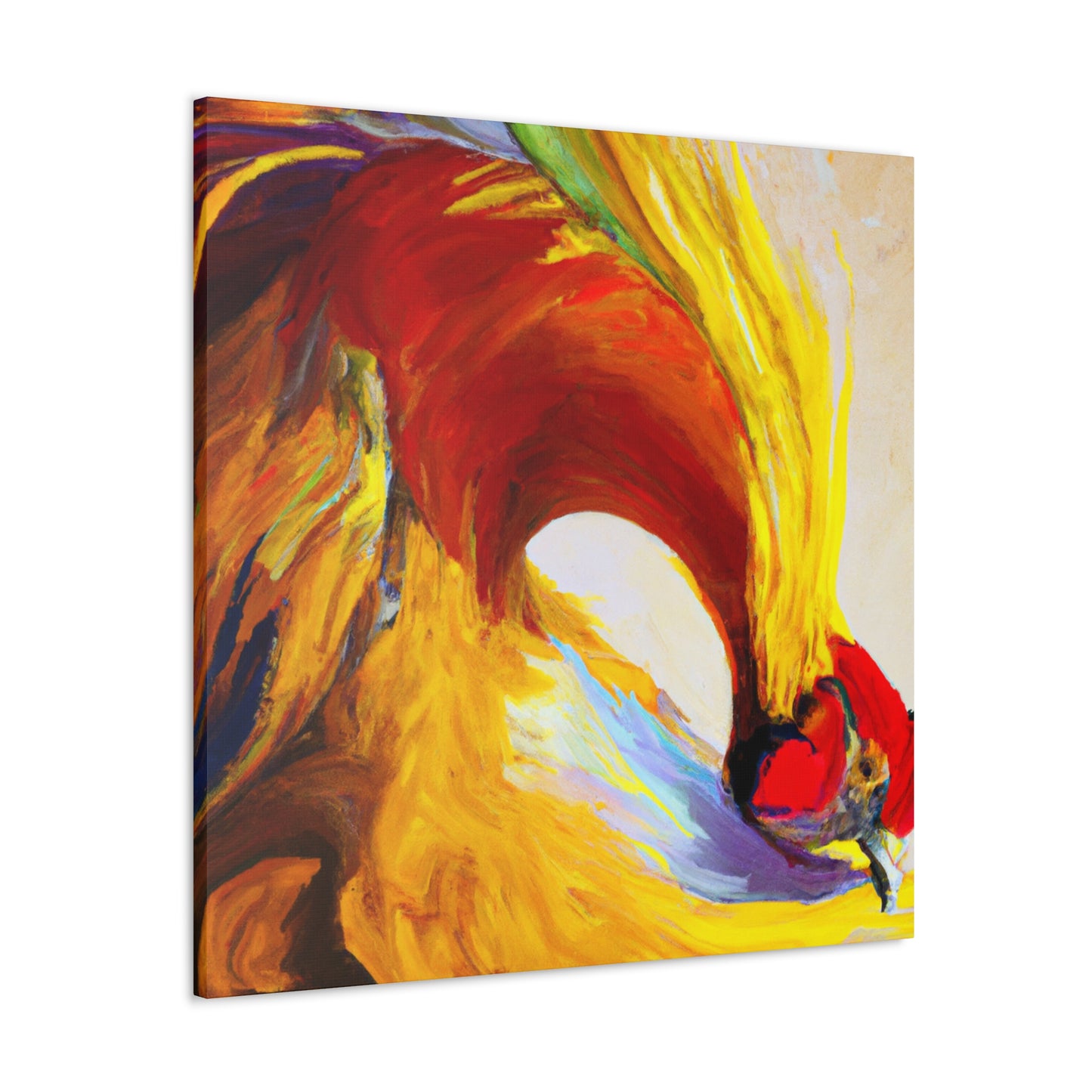 "Golden Pheasant Splendor" - Canvas