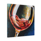 Glass of Fruity Wine - Canvas