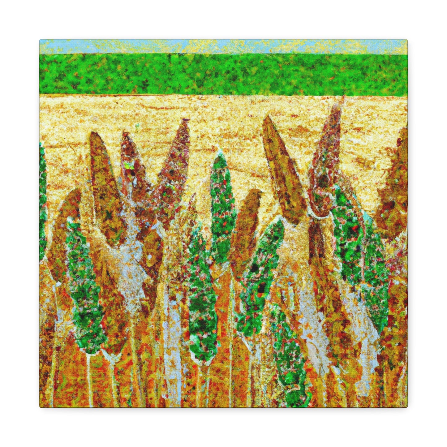 Wheat Field Sunrise - Canvas