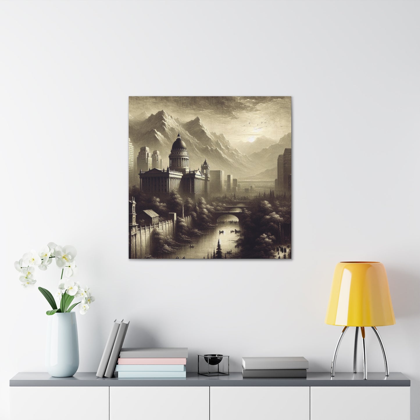 "Enchanting Vistas Unveiled" - Canvas