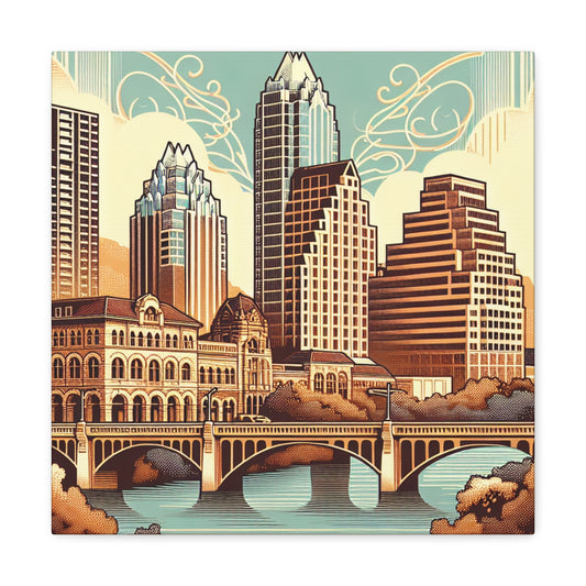 "Enchanting Austin Elegance" - Canvas