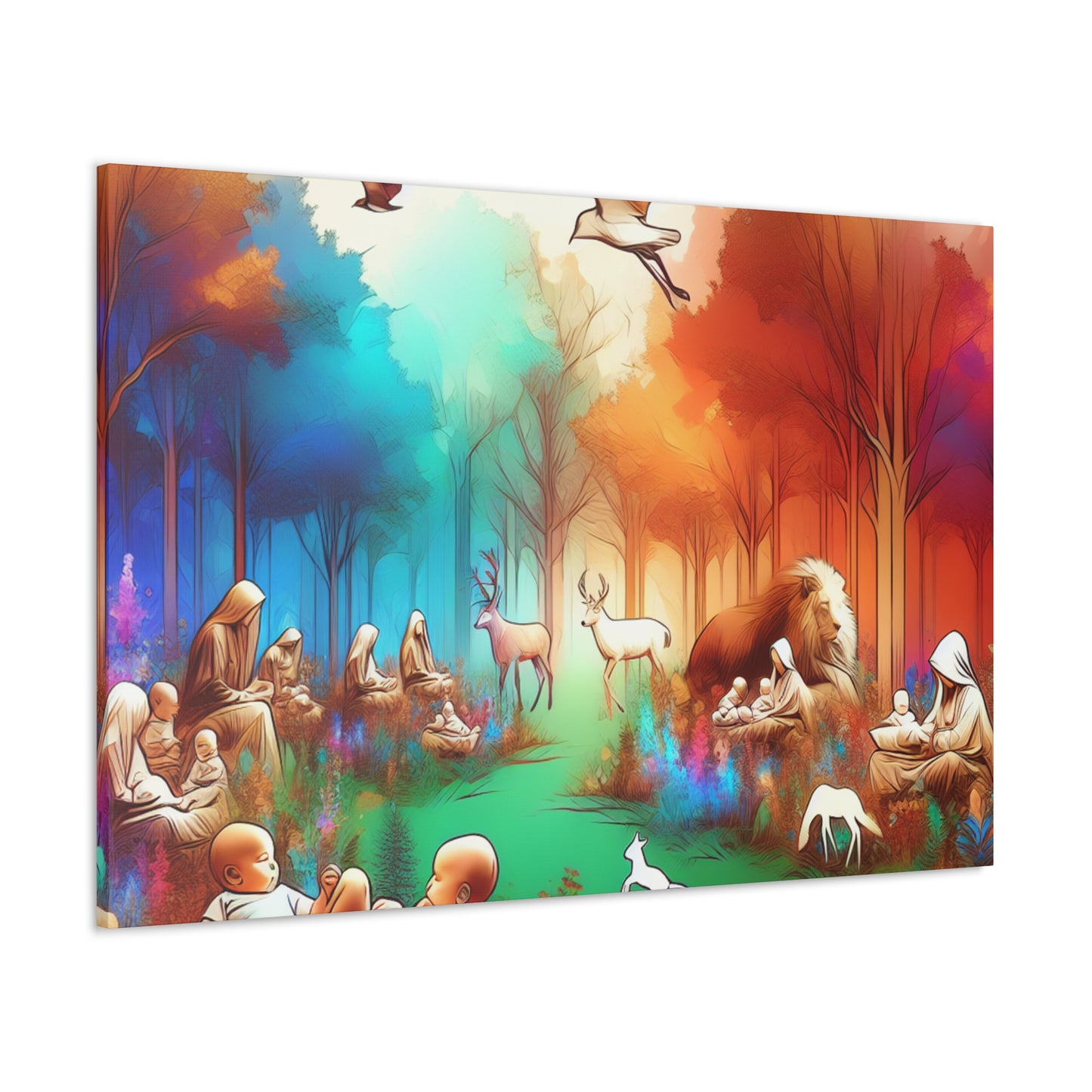 Whispering Woodland Wonders - Canvas