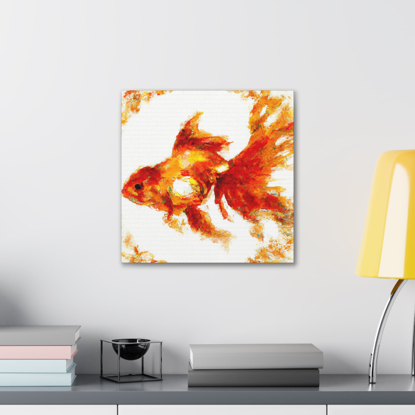 "A Golden Fish Dream" - Canvas