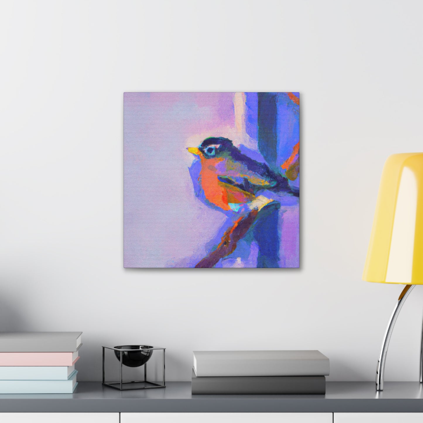 "American Robin Reflection" - Canvas