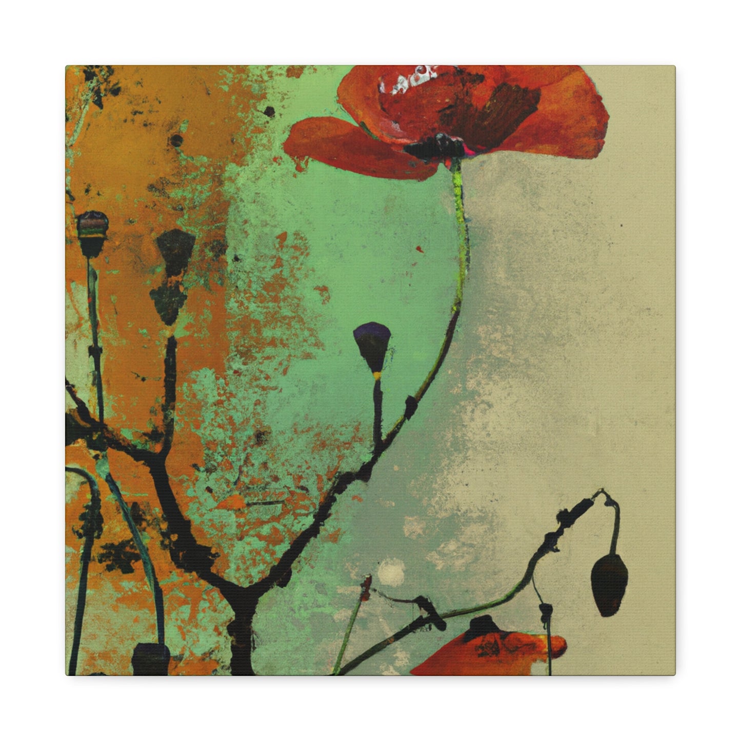 Poppies in Bloom - Canvas