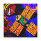 "Satellites in Fauvism" - Canvas