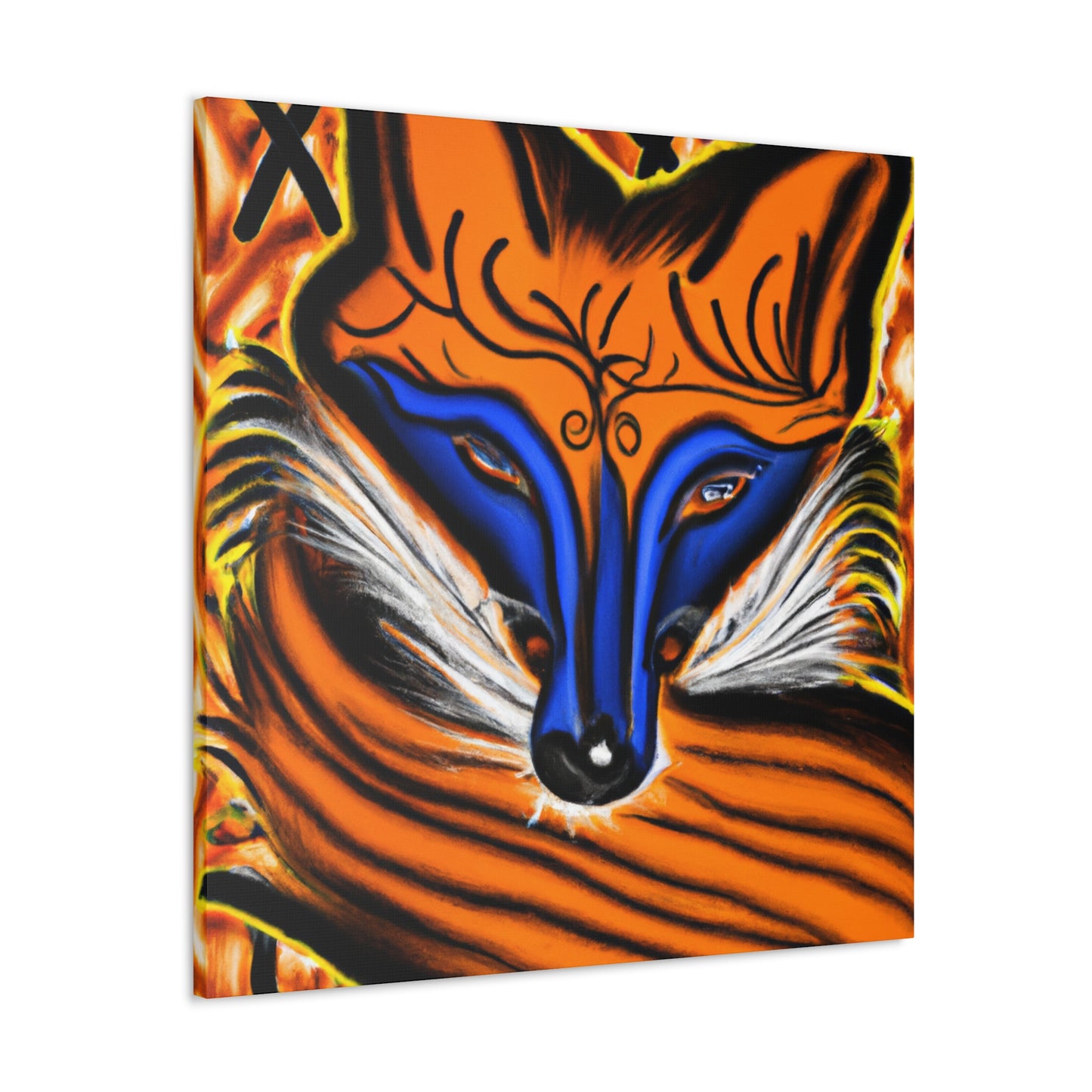 "Dhole in Expressionism" - Canvas