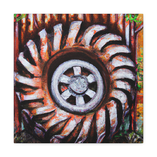 Tractor Tire Utopia - Canvas