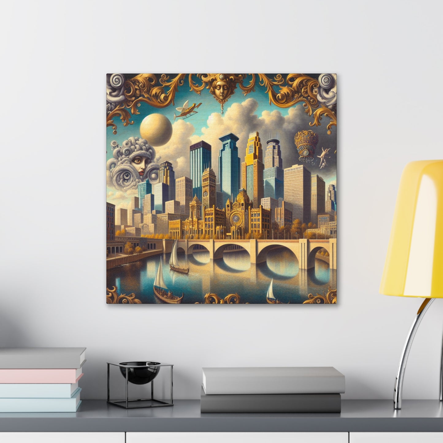 "Enigmatic Minneapolis Dreamscape" - Canvas