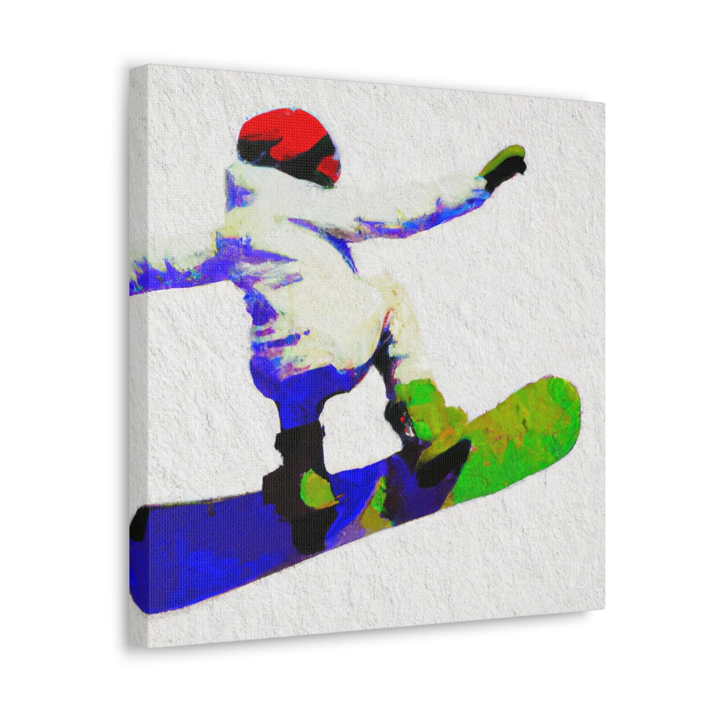 Snowboarding Thrill Ride - Canvas