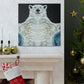 Polar Bear in Rococo - Canvas