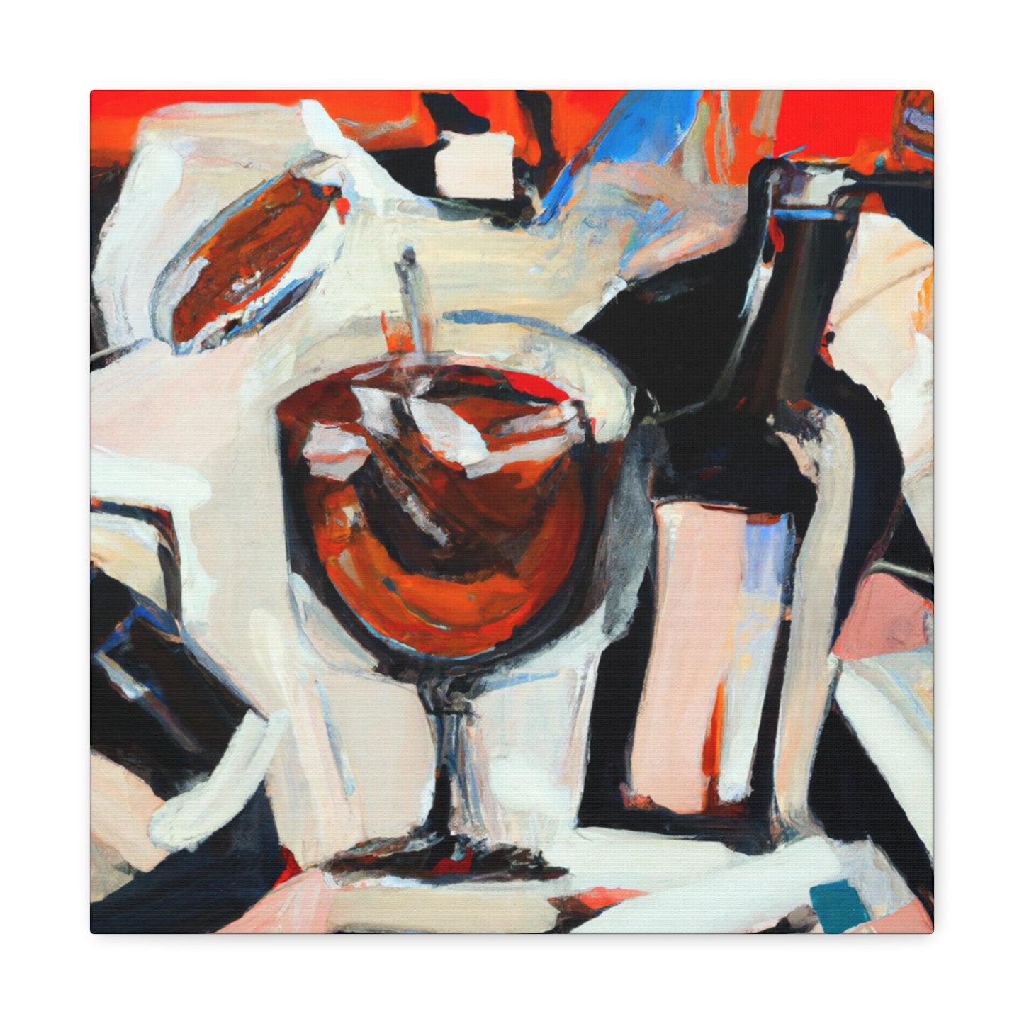 "Wine and Cocktails Party" - Canvas