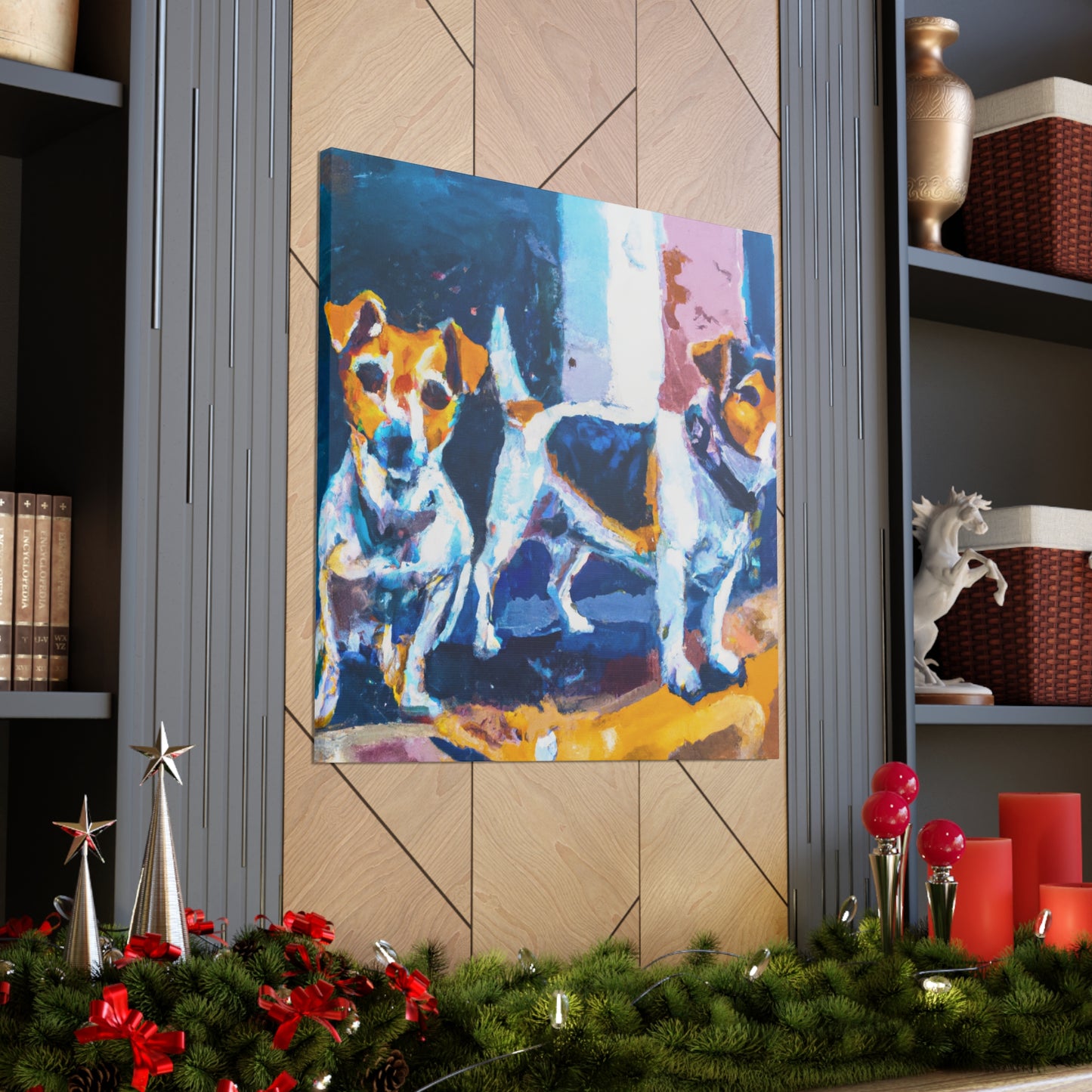 Jack Russell Masterpiece - Canvas