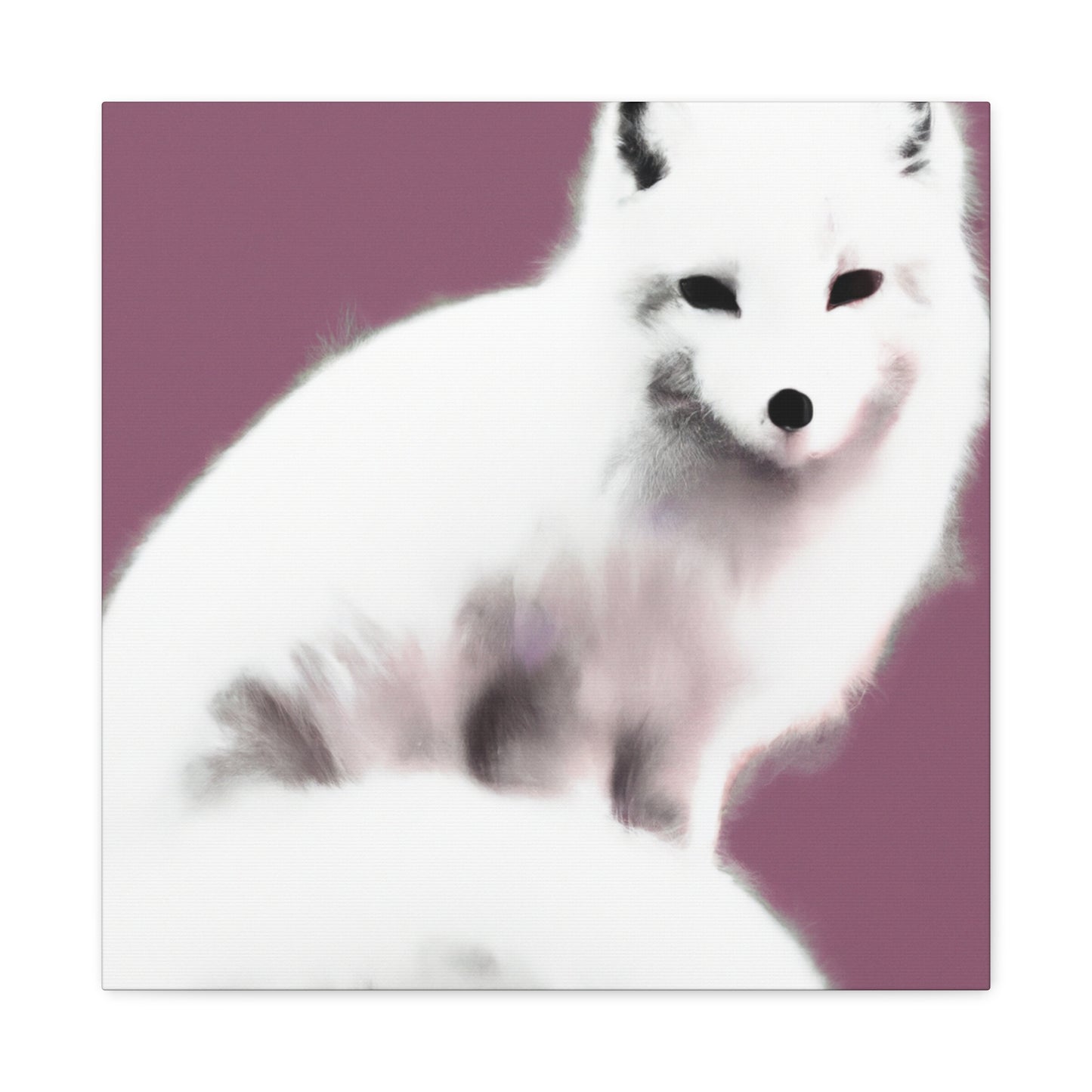 Arctic Fox Duo Bliss - Canvas