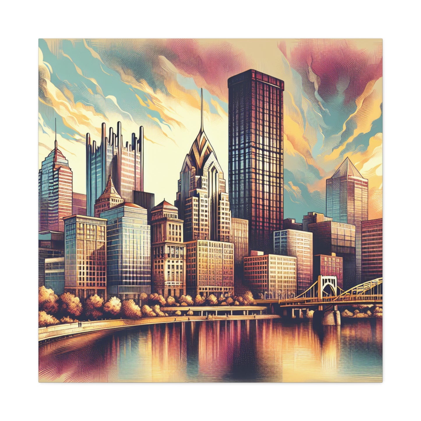 "Steel City Splendor" - Canvas