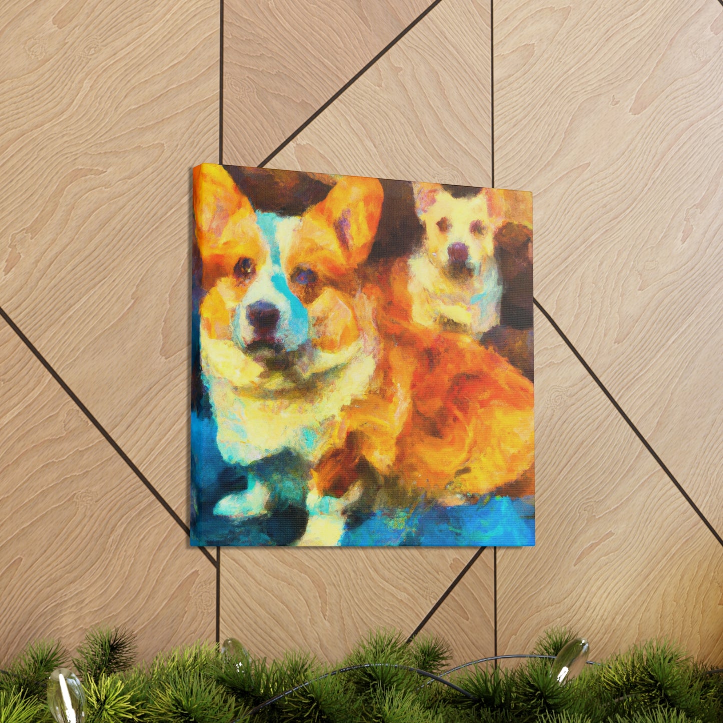 Corgi in Impressionism - Canvas