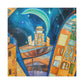 "New York Skyscape Visions" - Canvas