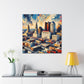 "The Vibrant Urban Odyssey" - Canvas