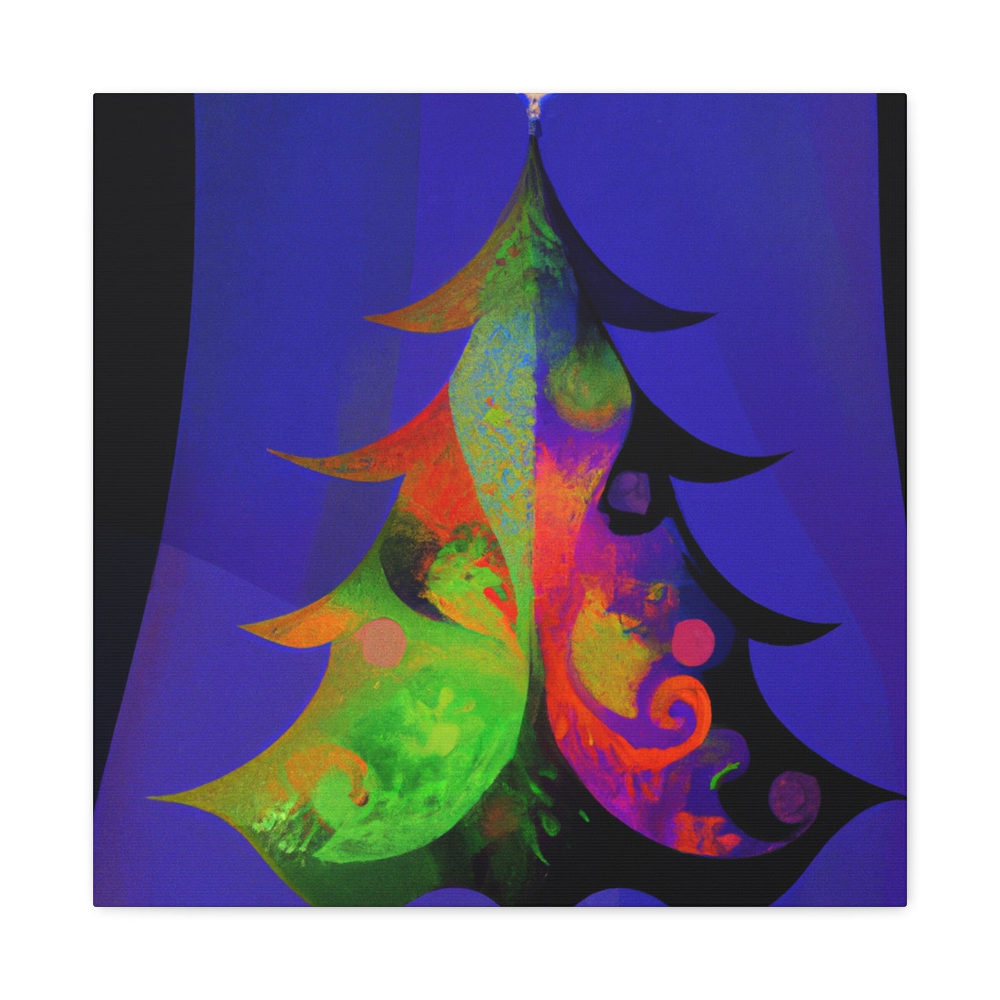 Christmas Tree Splendor - Canvas