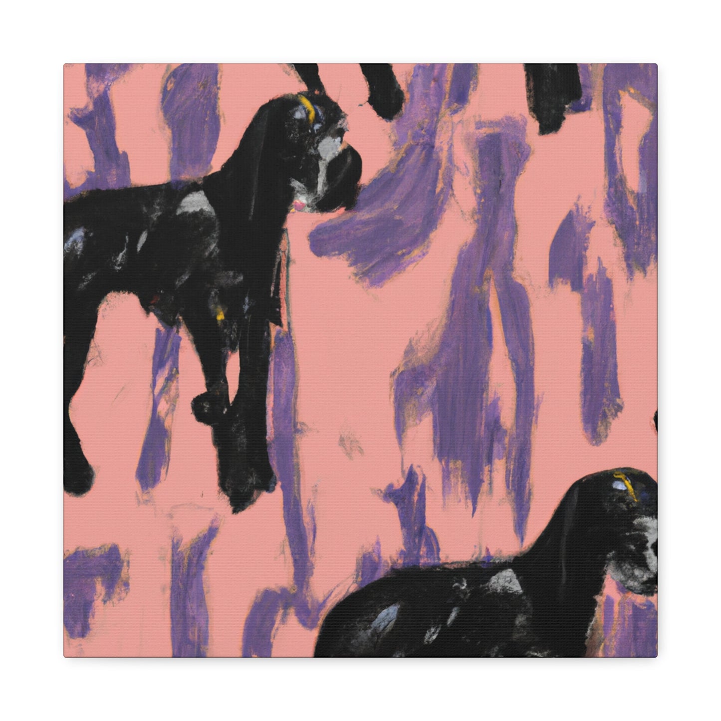 "Great Dane Expressionism" - Canvas