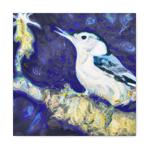 "Bird of Splendour Nuthatch" - Canvas