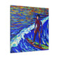 Surf's Up Impressionism - Canvas