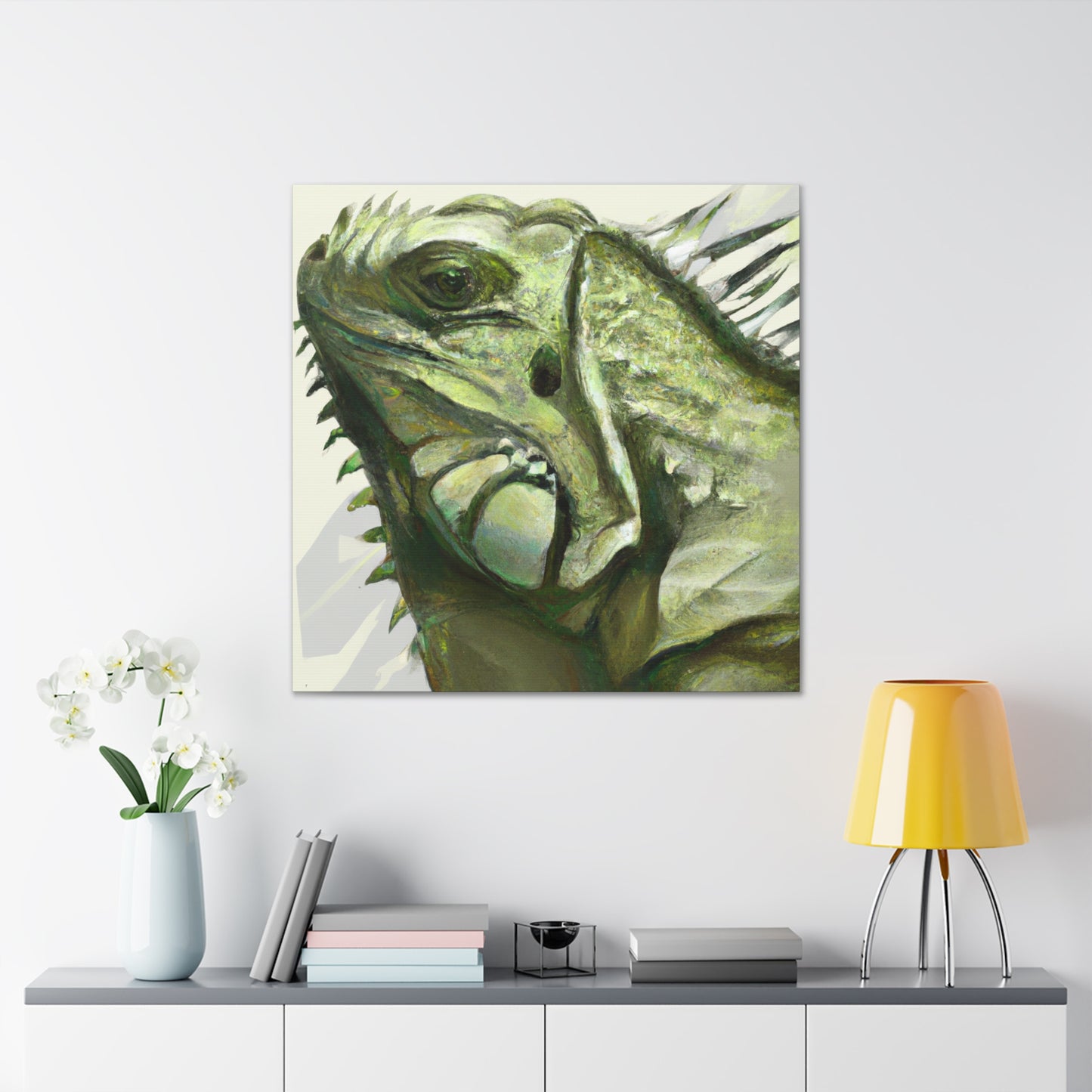 "Iguana of Greatness" - Canvas