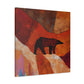 "Brown Bear Expressionism" - Canvas