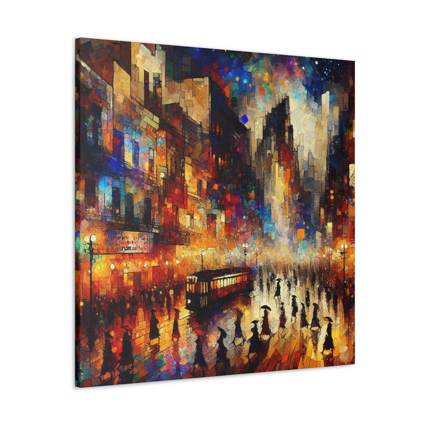 Vibrant City Stages - Canvas