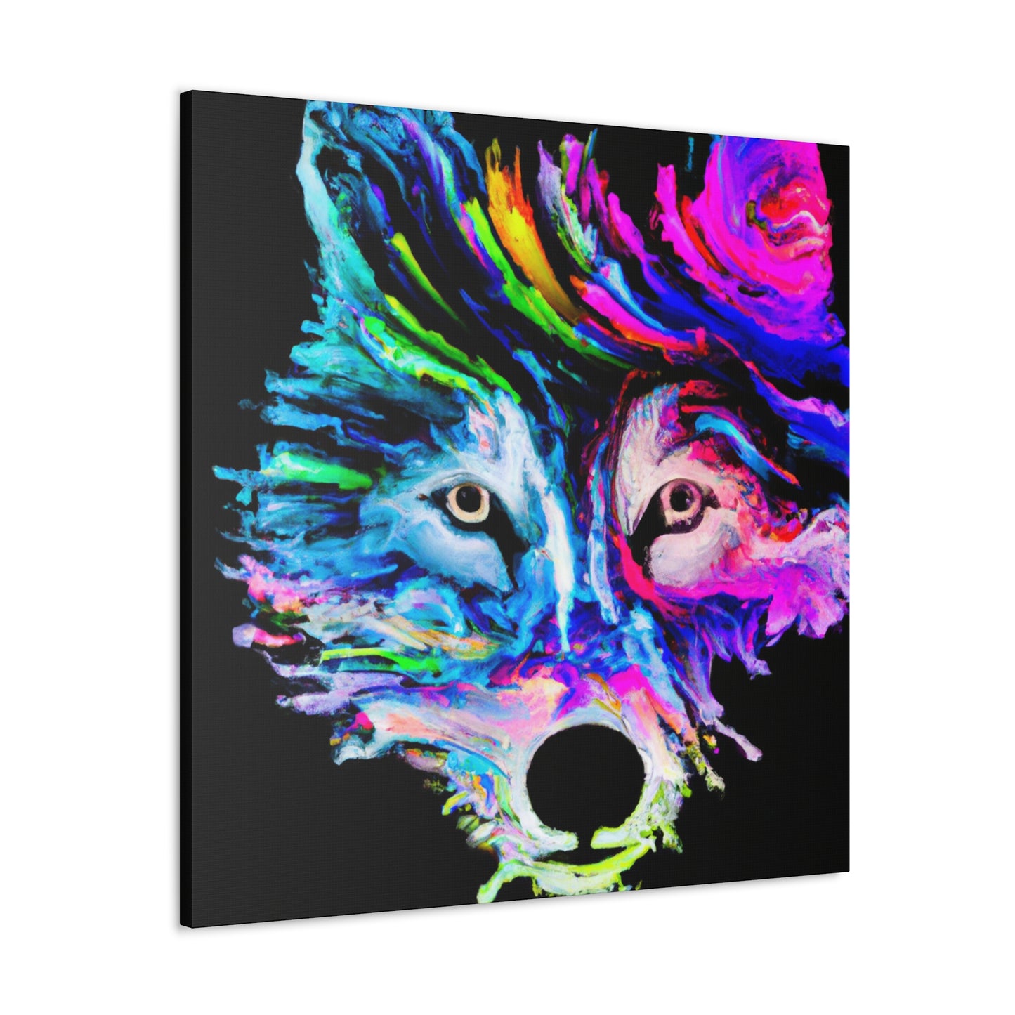 "Siberian Husky Reflection" - Canvas